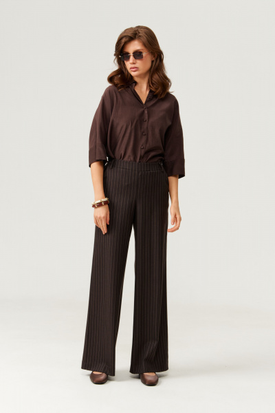 Брюки Панда 107160 коричневый - фото 1