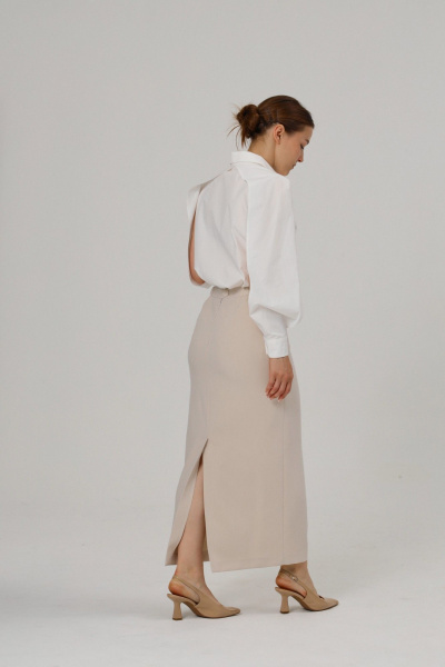 Юбка ALIN 4006 кремово-белый - фото 2