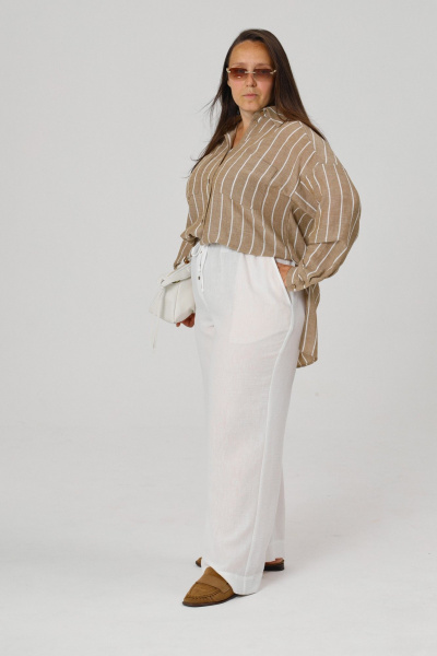 Брюки ALIN 4004 белый - фото 4