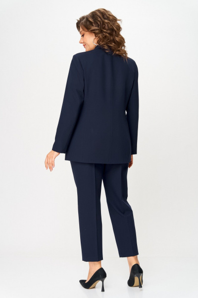 Брюки, жакет ANASTASIA MAK 1141-А темно-синий - фото 8