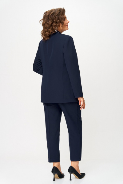 Брюки, жакет ANASTASIA MAK 1141-А темно-синий - фото 7