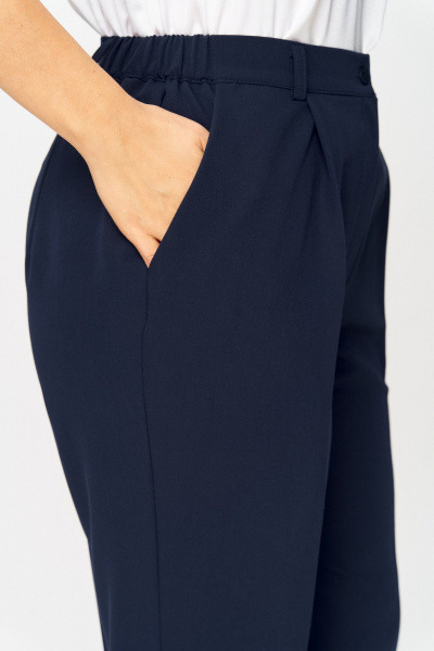 Брюки, жакет ANASTASIA MAK 1141-А темно-синий - фото 6