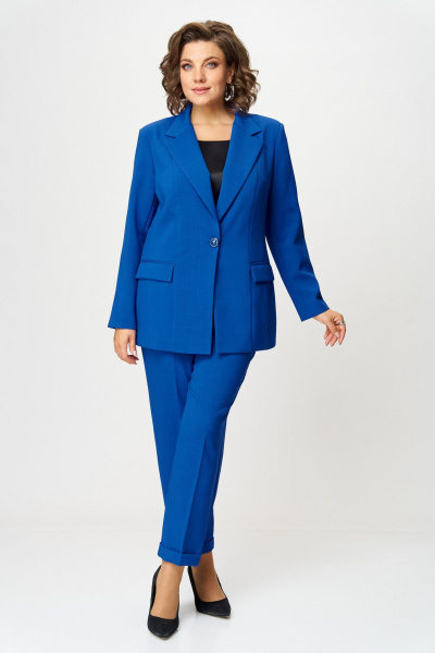 Брюки, жакет ANASTASIA MAK 1245 василек - фото 2