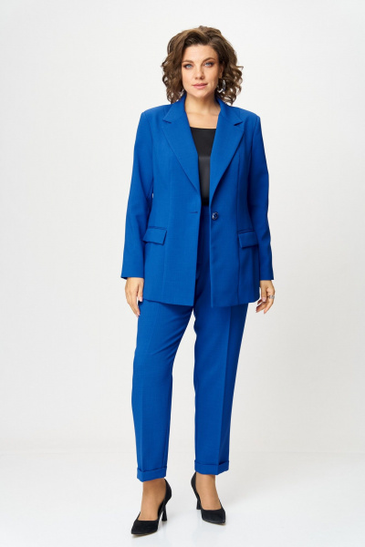 Брюки, жакет ANASTASIA MAK 1245 василек - фото 3