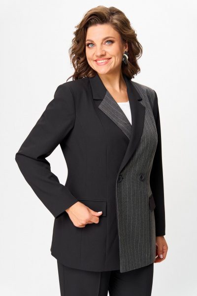 Жакет ANASTASIA MAK 1270-1 черный - фото 11