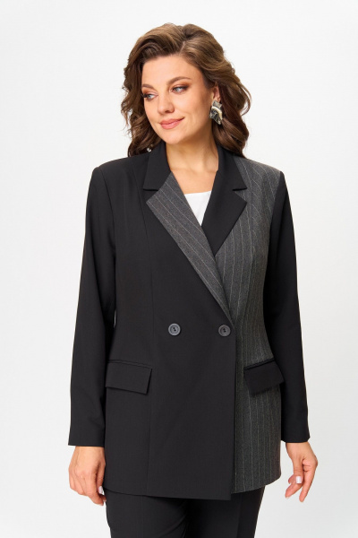 Жакет ANASTASIA MAK 1270-1 черный - фото 3