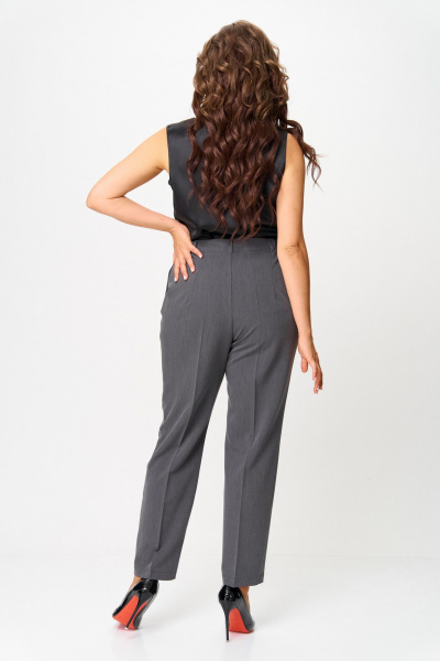 Брюки ANASTASIA MAK 1270-4 серый - фото 3