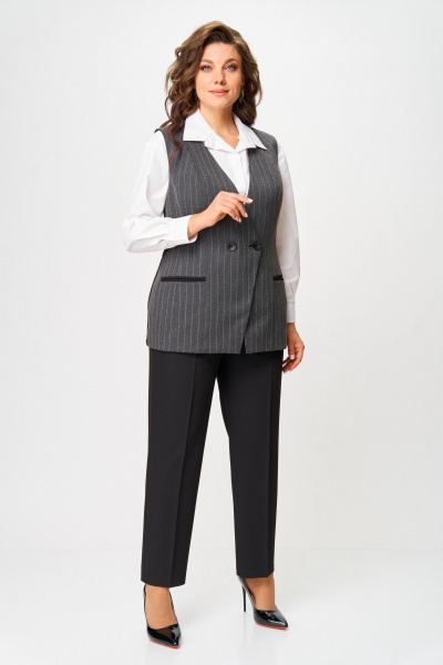 Брюки ANASTASIA MAK 1270-4 черный - фото 7