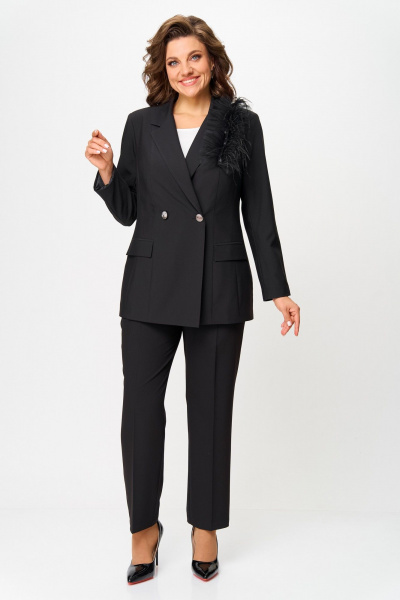 Жакет ANASTASIA MAK 1272 черный - фото 12