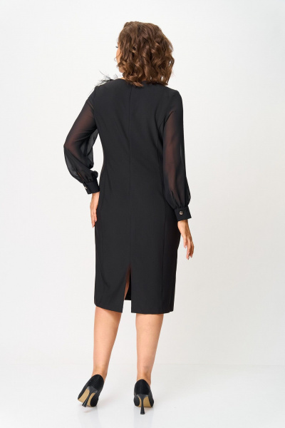 Платье ANASTASIA MAK 1274 черный - фото 4