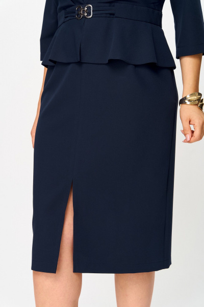 Платье ANASTASIA MAK 1275 синий - фото 9