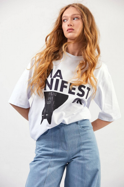 Майка Rivoli 6056 белый - фото 1