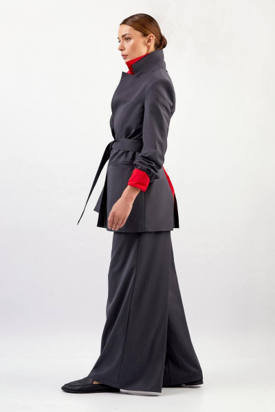 Брюки, жакет Rivoli 9030 графит - фото 5