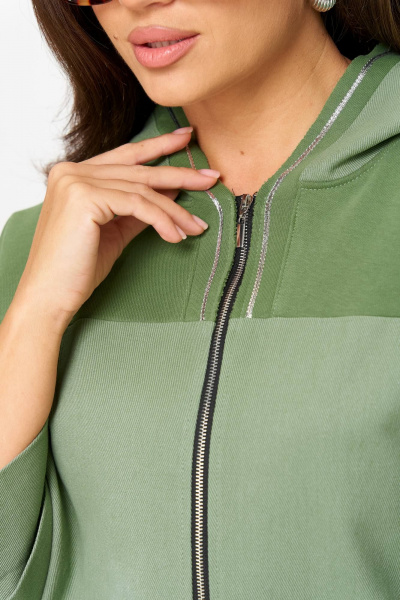 Блуза, брюки Anastasia 1223 олива - фото 10