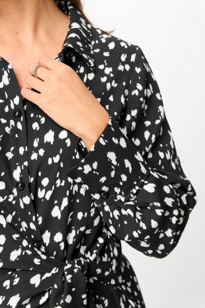 Платье Anastasia 1269 черно-белый - фото 8