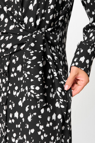 Платье Anastasia 1269 черно-белый - фото 7