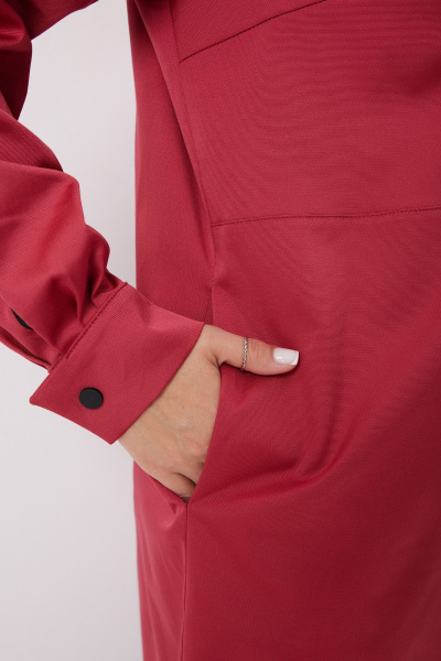 Платье BegiModa 1059 гранат - фото 9