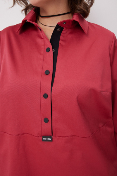 Платье BegiModa 1059 гранат - фото 8