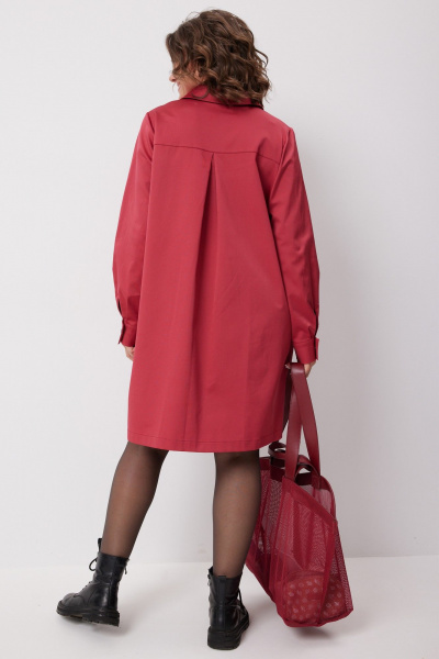 Платье BegiModa 1059 гранат - фото 10