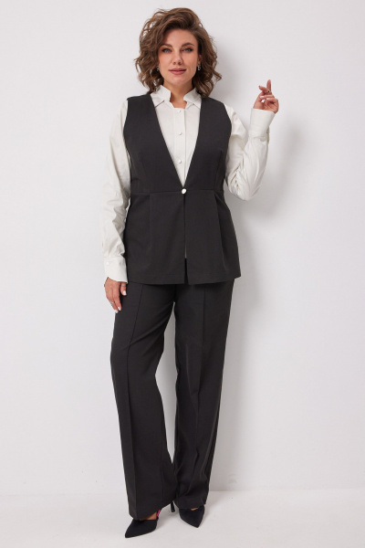 Брюки, жилет BegiModa 3097 черный - фото 9