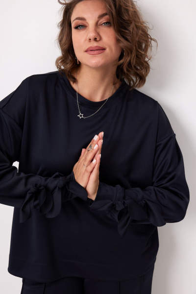 Брюки, свитшот BegiModa 3098 индиго - фото 8