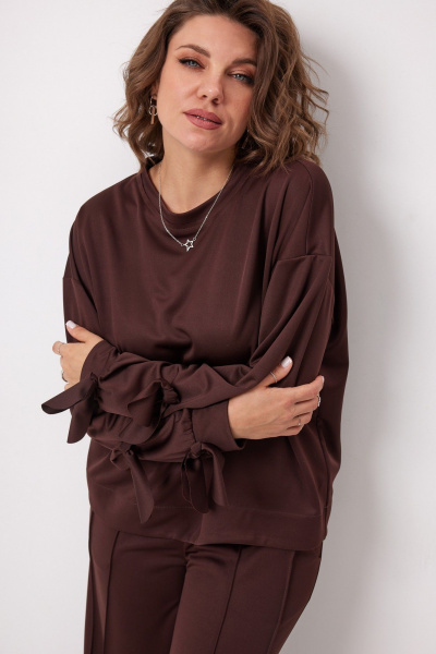 Брюки, свитшот BegiModa 3098 мокко - фото 6