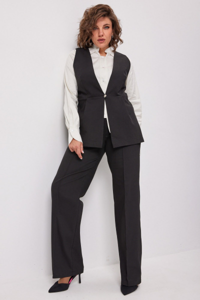 Блуза BegiModa 4135 сливочный - фото 10