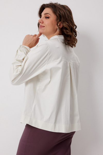 Блуза BegiModa 4135 сливочный - фото 5