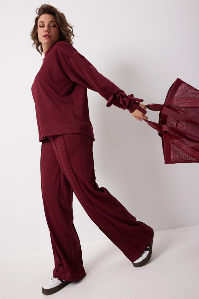 Свитшот BegiModa 4139 вишня - фото 8