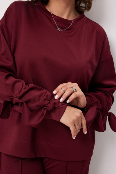 Свитшот BegiModa 4139 вишня - фото 6