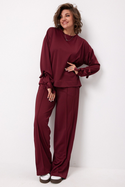 Свитшот BegiModa 4139 вишня - фото 4