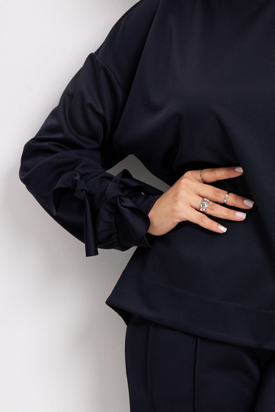 Свитшот BegiModa 4139 индиго - фото 6