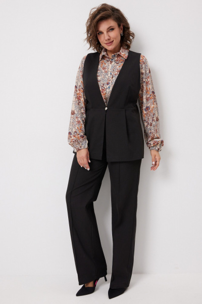 Брюки BegiModa 6068 черный - фото 8