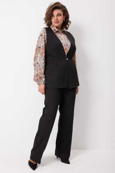 Брюки BegiModa 6068 черный - фото 7