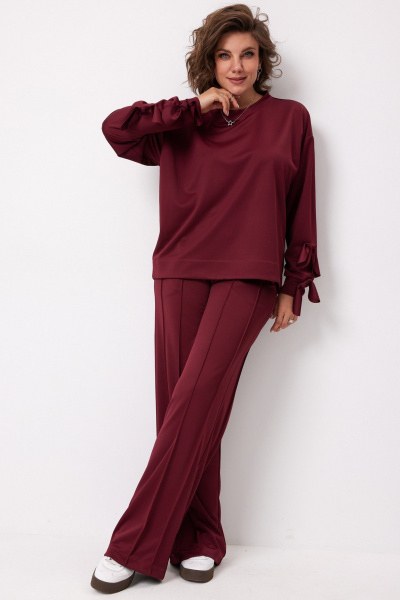 Брюки BegiModa 6071 вишня - фото 1