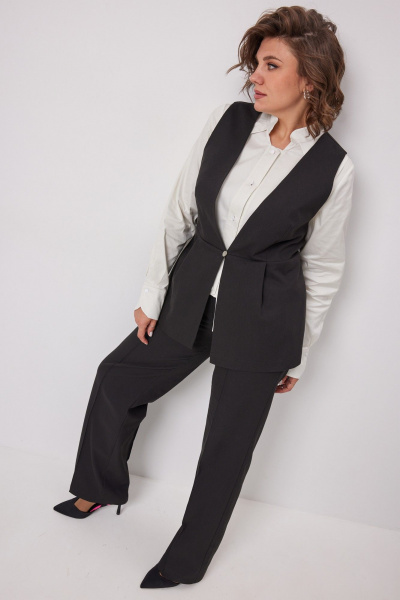 Жилет BegiModa 7020 черный - фото 6