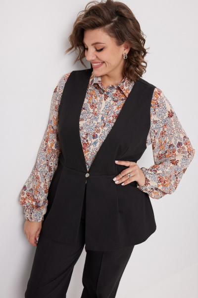 Жилет BegiModa 7020 черный - фото 8