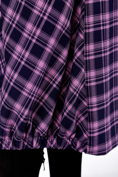 Платье Celentano lite 5056.2 сиреневая_клетка - фото 7