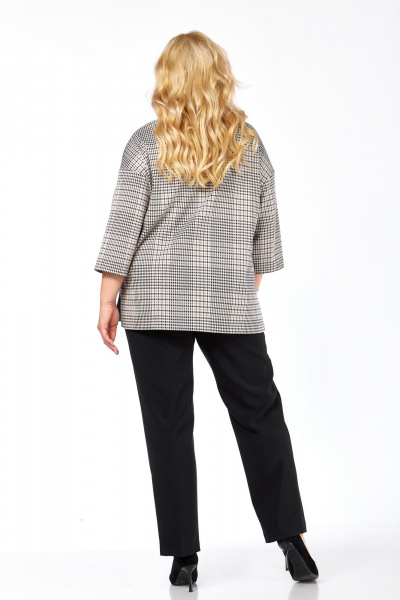 Джемпер СиБон 0370дж клетка - фото 3