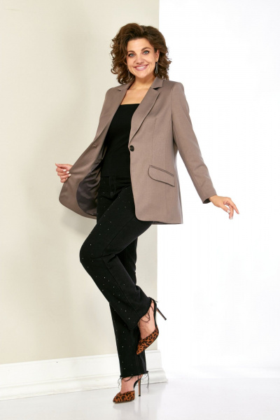 Жакет Shetti 4074 бежевый - фото 4