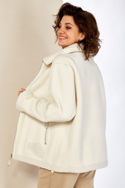 Жакет Shetti 2190 жемчужный - фото 9