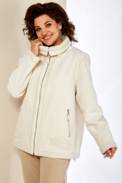 Жакет Shetti 2190 жемчужный - фото 6