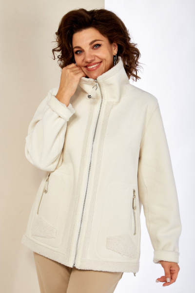 Жакет Shetti 2190 жемчужный - фото 5