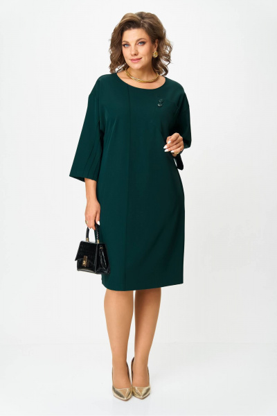 Платье Karina deLux M-1377 изумрудный - фото 2