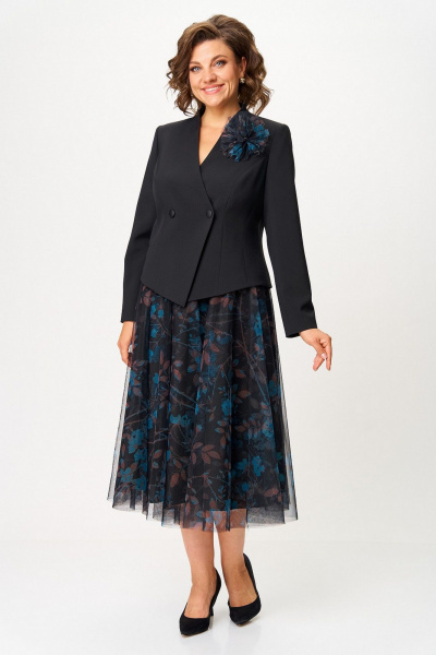 Жакет, юбка Koketka i K 1503 черный - фото 14