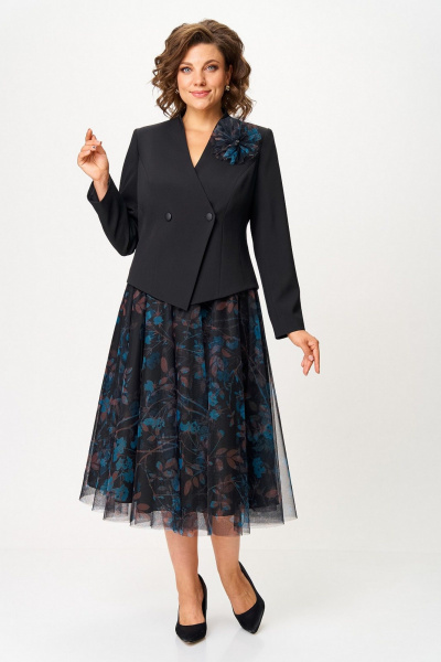 Жакет, юбка Koketka i K 1503 черный - фото 13