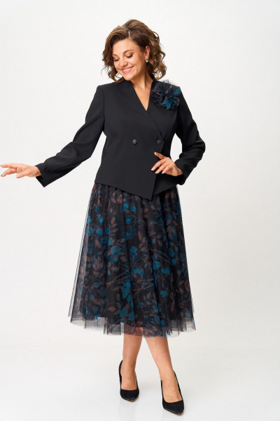 Жакет, юбка Koketka i K 1503 черный - фото 11