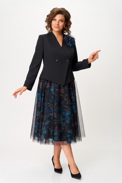 Жакет, юбка Koketka i K 1503 черный - фото 8