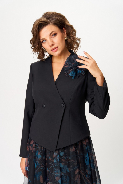 Жакет, юбка Koketka i K 1503 черный - фото 4