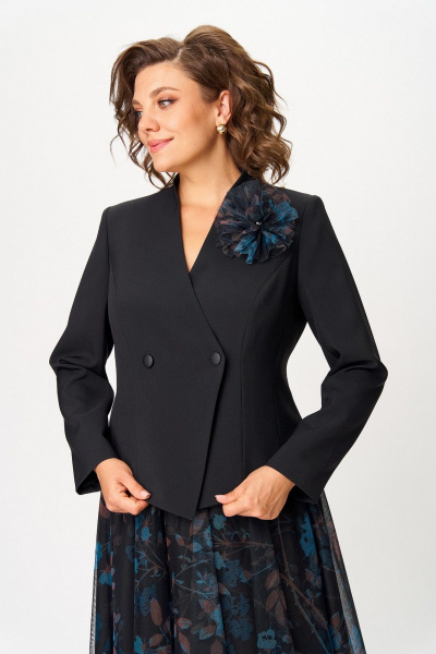 Жакет, юбка Koketka i K 1503 черный - фото 3